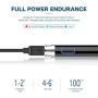 Stylus Pen for Touch Screens, XIRON Rechargeable 1.5 mm Fine Point Active Stylus Pen Smart Digital Pencil Compatible with iPad iPhone and Most Tablets High Precise Pencil with Glove
