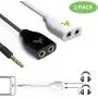 Avantree 2-Pack Two Way 3.5mm Dual Headphone Jack Splitter, AUX Stereo Earphone Earbuds Y Audio Split Adapter Cable Cord for Double Headset, Compatible with iPhone, iPad, Samsung Phones and Tablets Avantree 2-Pack Two Way 3.5mm Dual Headphone Jack Splitter, AUX Stereo Earphone Earbuds Y Audio Split Adapter Cable Cord for Double Headset, Compatible with iPhone, iPad, Samsung Phones and Tablets