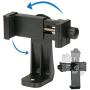 Ulanzi Phone Tripod Adapter Mount, Adjustable Cell Phone Holder, Universal Smartphone Clamp, Vertical Horizontal Bracket for iPhone 11 Pro Max XS Max X 8 Plus Samsung Google OnePlus Ring Light Selfie
