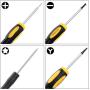 Repair Kit with Tools for All iPhone (4-XS Max), Samsung Galaxy, Note - Magnetic Screwdriver Tool Set for Cell Phones and Mobile Devices - Fix iPhone Screen, Battery with ScandiTech Toolkit