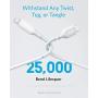 USB C to Lightning Cable (1 ft), Anker Powerline III MFi Certified Fast Charging Lightning Cable for iPhone 11/11 Pro / 11 Pro Max/X/XS/XR Max / 8 Plus/AirPods Pro, Supports Power Delivery (White)