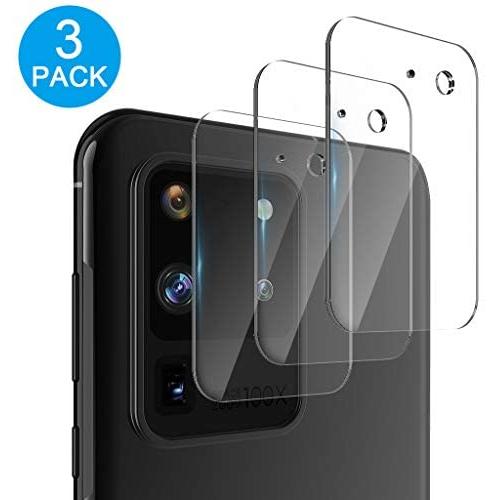 [ 3 Pack ]Screen Protector for Samsung Galaxy S20 Ultra Camera Lens Protector Tempered Glass, Camera Protector for Galaxy S20 Ultra 6.9inch