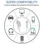 iPhone Adapter & Splitter, [Apple MFi Certified] 2 in 1 Dual Lightning Headphone Jack AUX Audio and Charge Adaptor Dongle Cable Compatible for iPhone 11 pro/Xs Max/XR/X/8/7 Support All iOS System