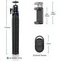 Flexible Mobile Cell Phone Tripod, Mini Travel Tripod Stand Holder with Wireless Remote Shutter, Compatible with iPhone, Samsung, Android, GoPro, DSLR, Action Camera Flexible Mobile Cell Phone Tripod, Mini Travel Tripod Stand Holder with Wireless Remote Shutter, Compatible with iPhone, Samsung, Android, GoPro, DSLR, Action Camera