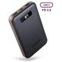 imuto 10000mah 18W PD QC 3.0 Portable Charger Power Bank USB C with LCD Display External Battery Charger Fast Charge for iPhone11 Pro XR Max 8 Plus, Samsung Note S9, Nintendo Switch, iPad Pro