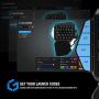 GameSir Mechanical Gaming Keyboard Z1 for PC/Mobile Phone, One-Handed Gaming Keypad with Macro Keys for FPS Game, RGB Backlighting, Anti-ghosting, Blue Key Switches, Built-in Battery (Blue Switch)