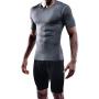 Neleus Mens 3 Pack Athletic Compression Under Base Layer Sport Shirt