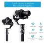 FeiyuTech Feiyu AK2000 DSLR Camera Gimbal 3-Axis Handheld Stabilizer with Tripod for Panasonic GH5 GH5S Sony A7 Canon 5D, 6lbs Payload