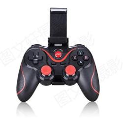 Upgraded Version of X3 Mobile Phone Bluetooth Wireless Game Controller Mobile Game Controller Support iOS/Android Handle (Black)