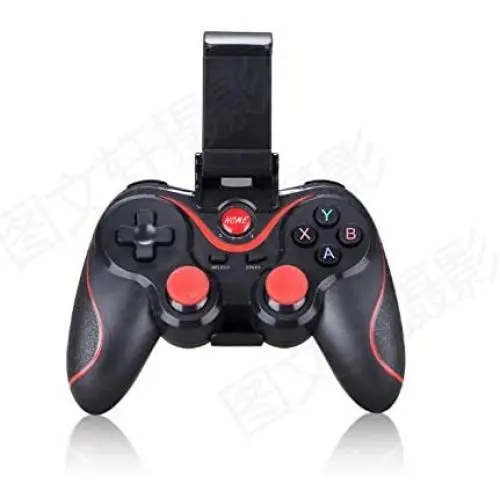 Upgraded Version of X3 Mobile Phone Bluetooth Wireless Game Controller Mobile Game Controller Support iOS/Android Handle (Black)