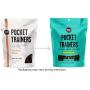 BIXBI Pocket Trainers - Grain Free Low Calorie Dog Training Treats, Bacon, Chicken, Peanut Butter, Salmon, 6 oz, 1 Pouch