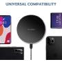 GLOUE Wireless Charger 10W Qi Wireless Charging Compatible with iPhone 11/11Pro/11Pro Max/Xs Max/XS/XR/X/8 Plus, Compatible with Galaxy S9/S9+/S8/S8+, 5W for All Qi-Enabled Phones-2 Pack