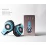 iJoy Matte Rechargeable Wireless Bluetooth Foldable Over Ear Headphones with Mic, Avatar