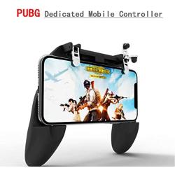 Mobile Controller,Aim Keys L1R1 and Gamepad Knives Out/Rules of Survival,Cellphone Game Trigger,Battle Royale Sensitive Shoot (Mobile Game Controller F)