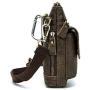 NKns Travel Accessories Leather Pockets Mens Retro Pockets Outdoor 7 Inch Wear Belt Small Pockets Mobile Phone Bag Mens Gadgets