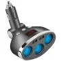 Car Charger,120W 3-Socket Cigarette Lighter Power Adapter DC Splitter 3.1A Dual USB Car Charger 12/24V with LED Voltage Display for Smartphone Car Charger,120W 3-Socket Cigarette Lighter Power Adapter DC Splitter 3.1A Dual USB Car Charger 12/24V with LED Voltage Display for Smartphone