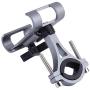 Enrilior Bicycle Aluminium Alloy Mobile Phone Holder Bracket Bike Cycling Accessory(Silver)