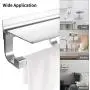AOYAR Toilet Paper Holder, Double Toilet Paper Roll Holder, Toilet Paper Holder with Shelf, Space Aluminum Double Toilet Roll Holder for Toilet or Bathroom, Wall Mount with Screws and Self Paste Tool AOYAR Toilet Paper Holder, Double Toilet Paper Roll Holder, Toilet Paper Holder with Shelf, Space Aluminum Double Toilet Roll Holder for Toilet or Bathroom, Wall Mount with Screws and Self Paste Tool