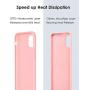 DTTO iPhone 11 Case, [Romance Series] Full Covered Shockproof Silicone Cover [Enhanced Camera and Screen Protection] with Honeycomb Grid Pattern Cushion for Apple iPhone 11 6.1” 2019, Crystal Pink