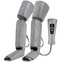 RENPHO Compression Leg Massager for Circulation and Relaxation, Calf Feet Thigh Massage, Sequential Wraps Device with 6 Modes 4 Intensities, Helps to Relax Leg Pain, Best Gifts for Moms and Dads