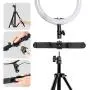 MOUNTDOG 10’’ Selfie Ring Light with Tripod Stand and Phone Holder, Led Ring Light with Wireless Remote 3 Modes & 10 Brightness for Makeup Beauty,YouTube Video, Live Streaming, Portrait Shooting MOUNTDOG 10’’ Selfie Ring Light with Tripod Stand and Phone Holder, Led Ring Light with Wireless Remote 3 Modes & 10 Brightness for Makeup Beauty,YouTube Video, Live Streaming, Portrait Shooting
