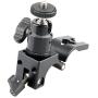 NICEYRIG Compatible QR Rod Clamp DJI RoninM MX MOZA Gimbal Stabilizer with 360 Degree Swivel Monitor Shoe Mount