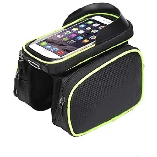 Bicycle Bag Front Trolley Bag, Mountain Bike Saddle Bag Mobile Phone Bag, Riding Bag Accessories Touch Screen Waterproof Portable Riding Bicycle Bag Front Trolley Bag, Mountain Bike Saddle Bag Mobile Phone Bag, Riding Bag Accessories Touch Screen Waterproof Portable Riding