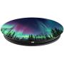 Northern Lights Aurora Borealis Green Purple Phone Stand PopSockets Grip and Stand for Phones and Tablets