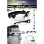 Bertoni Prescription Sport Sunglasses Sport Goggles with Optical Clip Adapter for RX - Interchangeable Arms/Strap - cod. 399