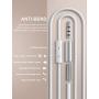 Vogek On Ear Headphones with Mic, Stereo Bass Fold-Flat Headset, Wired Portable Earphones with Microphone, Adjustable Headband and 1.5M Tangle Free Cord for Kids Students Teens Adults, Gold