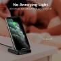 Yootech Wireless Charger Qi-Certified 10W Max Wireless Charging Stand, Compatible with iPhone SE 2020/11/11 Pro/11 Pro Max/XS MAX/XR/XS/X/8, Galaxy S20/Note 10 Plus/S10/S10 Plus(No AC Adapter)