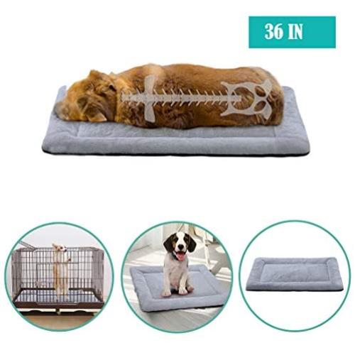 PETCIOSO Summer Super Soft Dog & Cat Crate Bed -Fluffy Pet Bed All Season-Machine Wash & Dryer Friendly-Anti-Slip Pet Beds（NOT for Chewer）