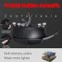 CLEVO Gaming Headset, PC Headphone with Microphone Stereo Sound for PS4 Xbox One PC Noise Cancelling Over-Ear Headphones with Mic 3.5mm Jack Volume Control LED Light