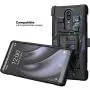 TurtleArmor | Compatible with Coolpad Alchemy Case | Coolpad Legacy Case [Hyper Shock] Hard Dual Layer Hybrid Rugged Belt Clip Holster Kickstand Case Animal - Fierce Panther