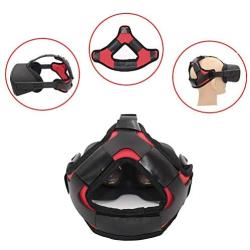 Head Strap Pad & Headband Gravity Pressure Reducing Head Pad Cushion for Oculus Quest & Oculus Go Headset Accessories with Comfortable PU Leather Surface & Soft Foam Pad (RED, Oculus Quest)