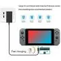 Switch Charger for Nintendo Switch Lite, YCCSKY Nintendo Switch Lite Charger AC Adapter Charger Replacement Accessories with 5FT Type C Cable 15V/2.6A (Support TV Mode and Pro Controller), Black