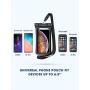 Mpow 084 Waterproof Phone Pouch Floating, IPX8 Universal Waterproof Case Underwater Dry Bag Compatible iPhone 11/Xs Max/Xr/X/8/8plus/7plus Galaxy s10/s9 Note 10/9 Google Pixel up to 6.5" (Black+Pink)