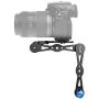 Movo Photo SV1000 Aluminum Combination Shoulder Rig/Selfie Stick/Handheld Stabilizer/Video Grip - For all Cameras up to 9 lbs/4kg