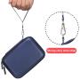 Canboc Carrying Case for Fujifilm Instax Mini Link Smartphone Printer, INSTAX Share SP-2 Mobile Printer, Mesh Pocket fits Fujifilm Instax Mini Instant Film, Cable, Travel Protective Cases, Dark Denim