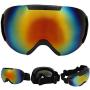 Keenso Ski Protection Glasses Outdoor Ski Protection Glasses Anti-Fog Anti-Wind Skiing Snow Snowboard Goggles