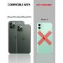 Power Theory iPhone 11 Pro & iPhone 11 Pro Max Camera Lens Protector - Easy Installation [Premium Tempered Glass] [Midnight Green]