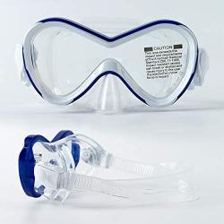 Rongbenyuan Dry Top Snorkel Set - Diving Mask and Snorkel Swimming Goggles with Nose Cover 180° Panoramic Wide View Anti-Fog No-Leak