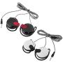 Festnight 3.5mm Wired Gaming Headset On-Ear Sports Headphones Ear-Hook Music Earphones w/Microphone in-line Control for Smartphones Tablet Laptop Desktop PC