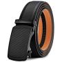Mens Belt,Bulliant Slide Ratchet Belt For Men Genuine Leather, Trim To Fit