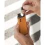 BRIK | Ultra-Slim Aluminum Portable Charger Case | Pod Storage | Holds 1 Extra Pod - Brick Power Bank (Orange)