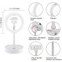 Selfie Ring Light with Tripod Stand with Phone Holder for, Live Stream,Self-Portrait Shooting (White,1 X Fill Light + 1 X Stand, 10.2in)