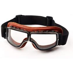 Motorcycle Goggles,Vintage Aviator Motocross Driving Sports Glasses Men Women