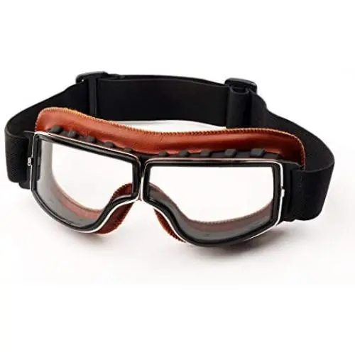 Motorcycle Goggles,Vintage Aviator Motocross Driving Sports Glasses Men Women Motorcycle Goggles,Vintage Aviator Motocross Driving Sports Glasses Men Women