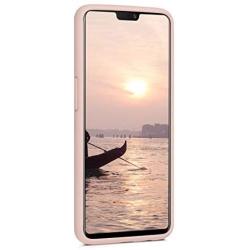 kwmobile TPU Silicone Case Compatible with OnePlus 6 - Soft Flexible Rubber Protective Cover - Dusty Pink