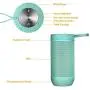 COMISO Waterproof Bluetooth Speakers Outdoor Wireless Portable Speaker with 20 Hours Playtime Superior Sound for Camping, Beach, Sports, Pool Party, Shower (Mint)